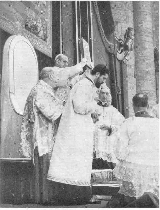Paus Paulus VI bij de Eerste Zegen 